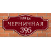 Адресная табличка на коттедж