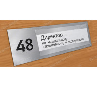 Табличка со сменной информацией на дверь